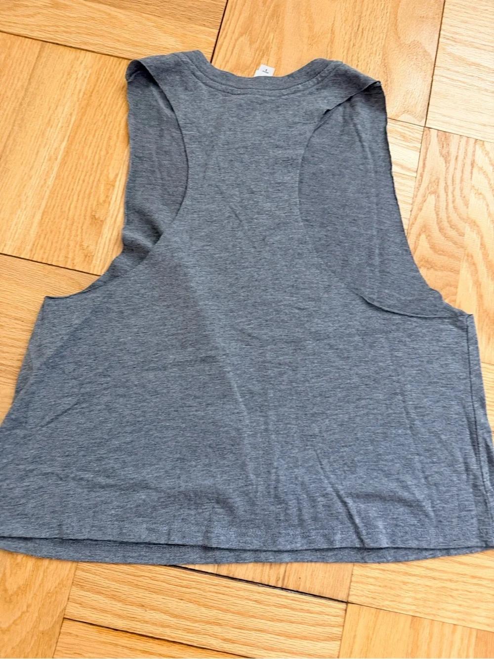 Alo Yoga Muscle Tank Small Heather Gray